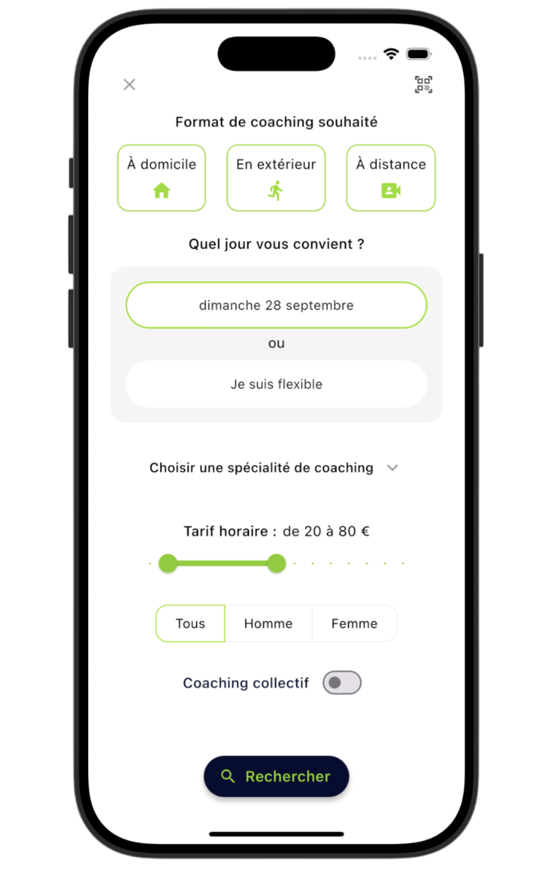 Recherche coach